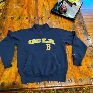 1/4 zip navy UCLA sweatshirt
